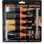 Kit de Pincéis Drill Work Speed 5 Peças