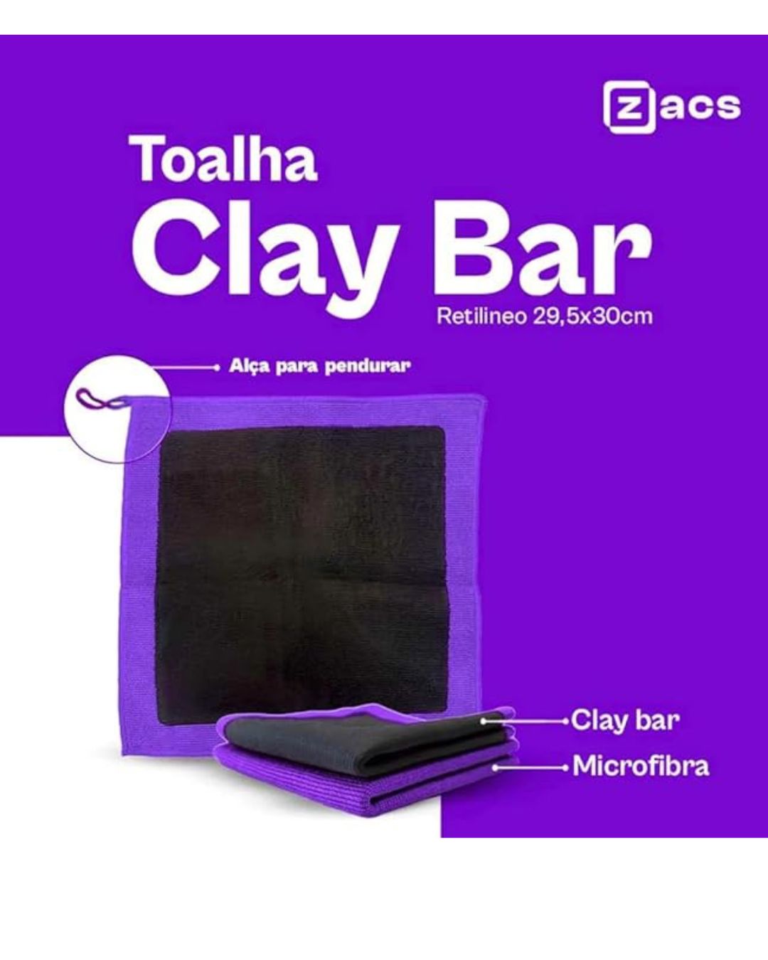 15518205379-toalha-clay-bar-zacs-descontaminacao-automotiva-jpg.jpg TOALHA CLAY BAR ZACS - Imagem 1