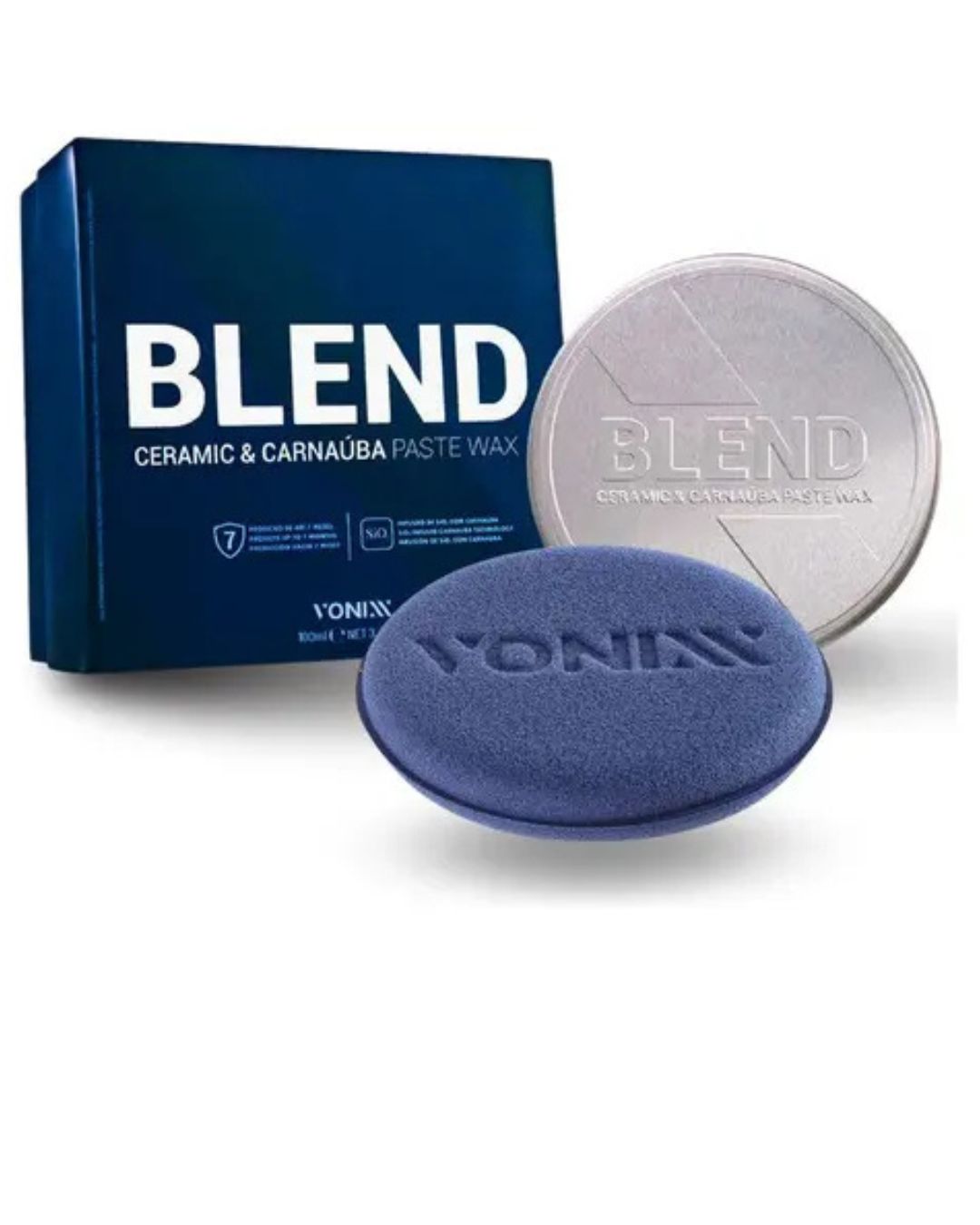15524924815-blend-paste-wax-100ml-cera-carnauba-sio2-automotiva-jpg.jpg BLEND PASTE WAX 100ML - Imagem 1