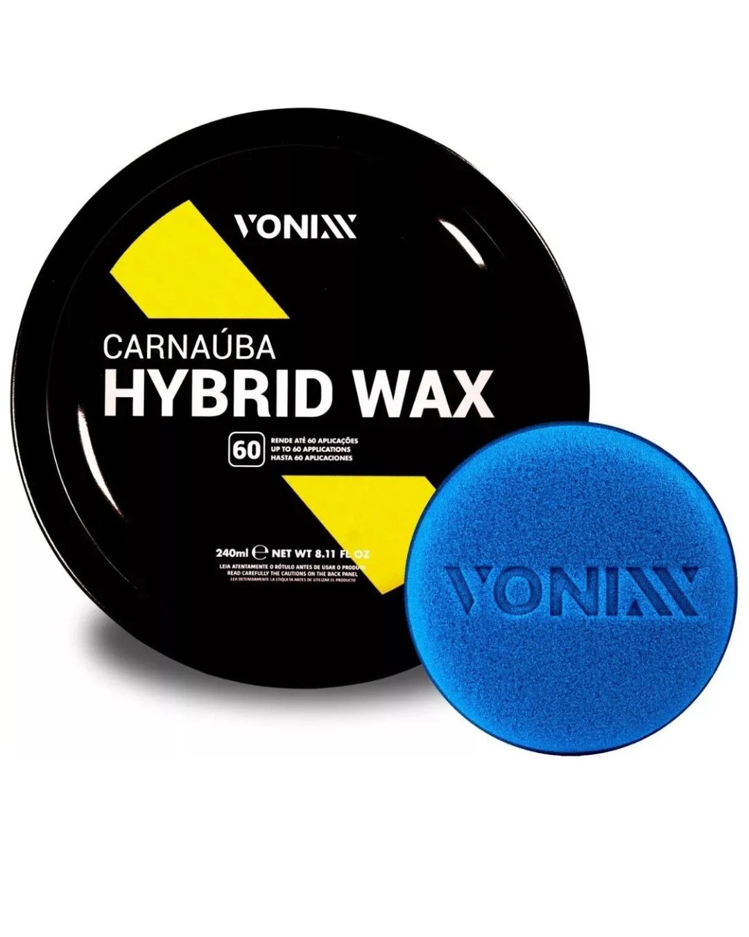 15525822208-carnauba-hybrid-wax-240ml-jpg.jpg CARNAUBA HYBRID WAX 240ML - Imagem 1