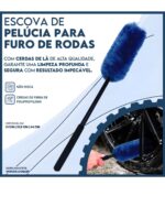 ESCOVA PELUCIA FURO DE RODAS 31CM - Imagem 2